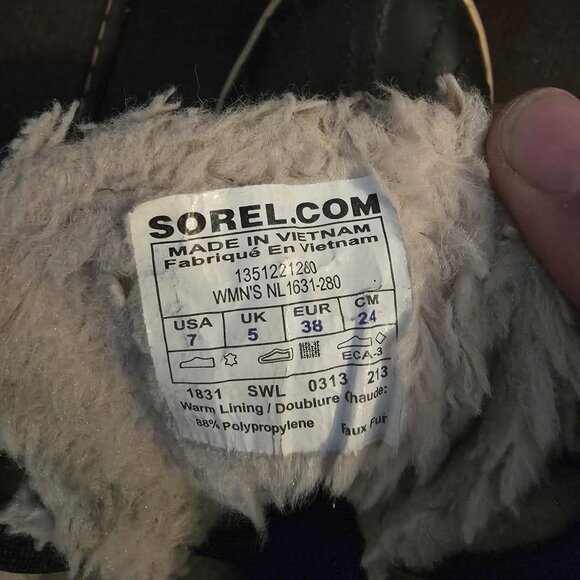 Sorel Tivoli Mid Women's Winter Snow Boot Size 7 - Picture 2 of 7